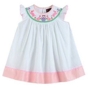 Lil Cactus Smocked Bishop Easter Dress
